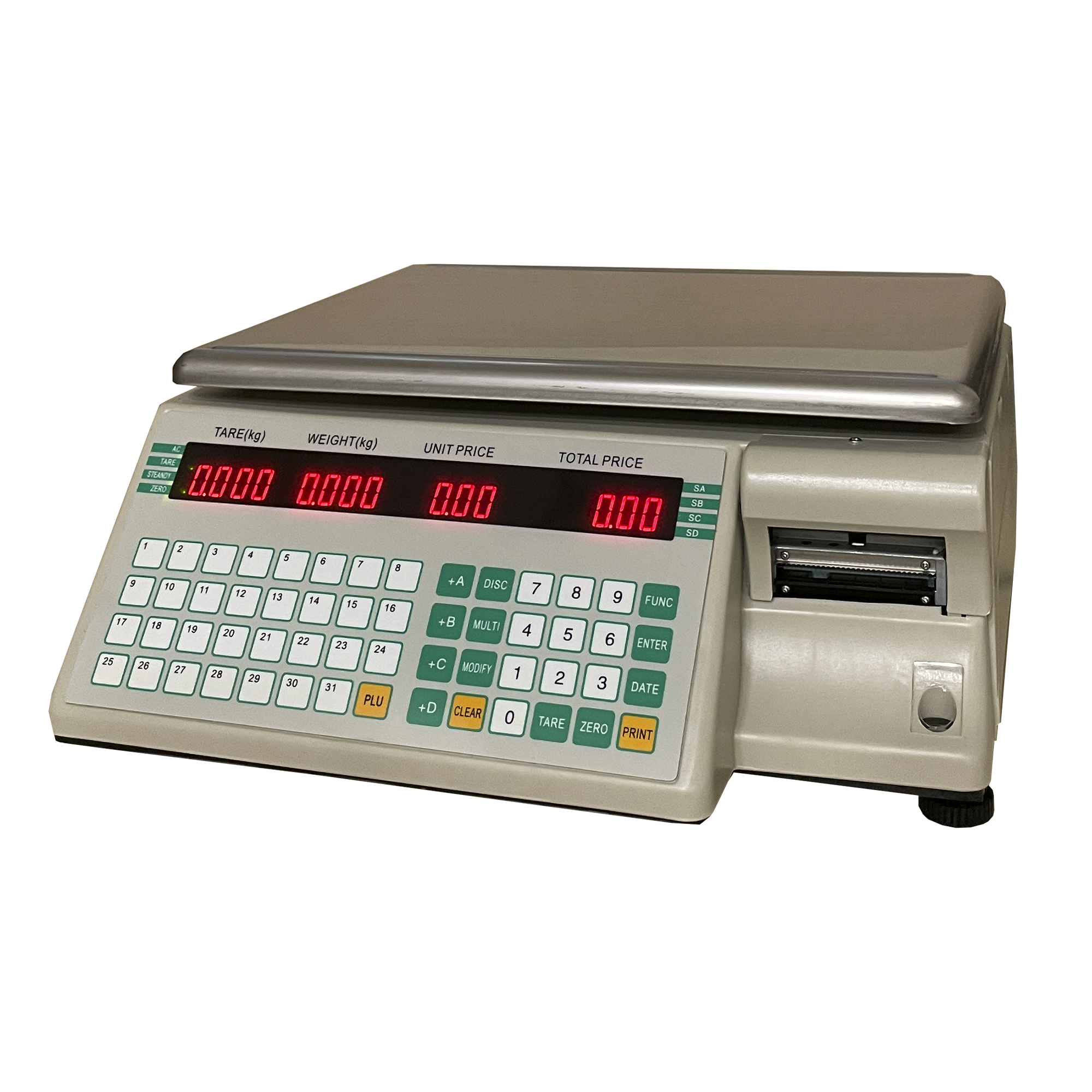 весы с печатью этикеток ВСК1